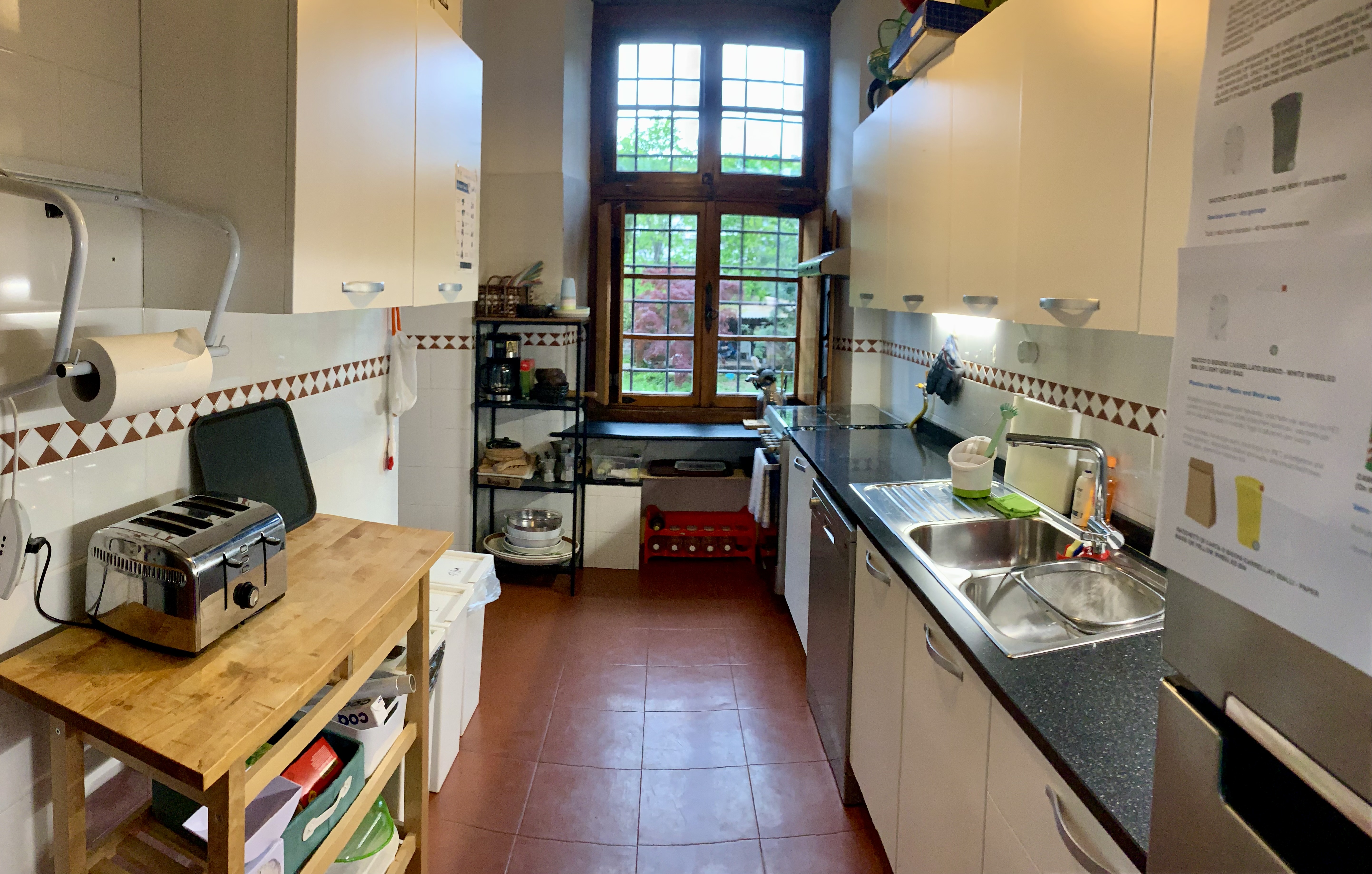 La cucina attrezzata