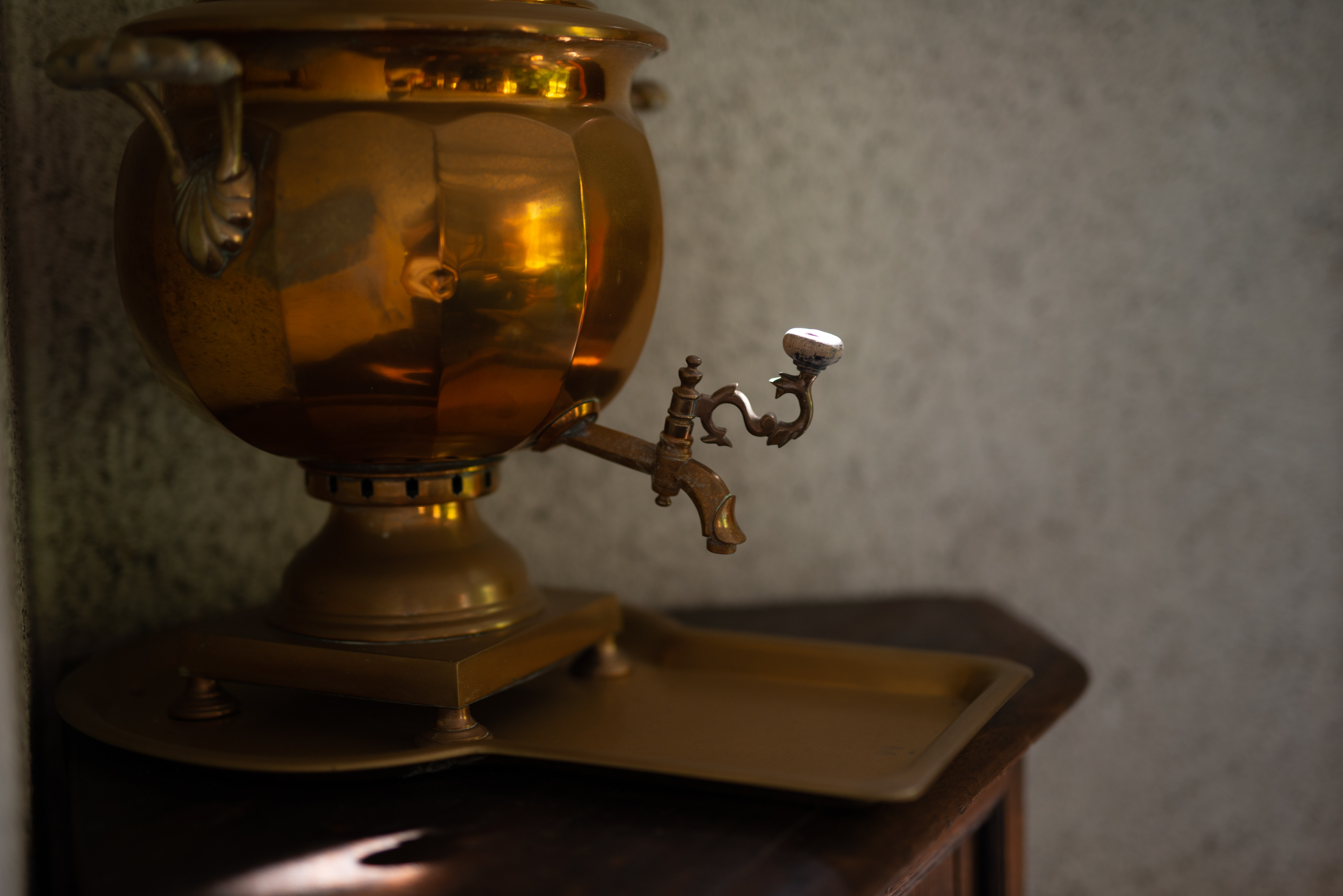 Samovar in ottone — oggetti d'epoca