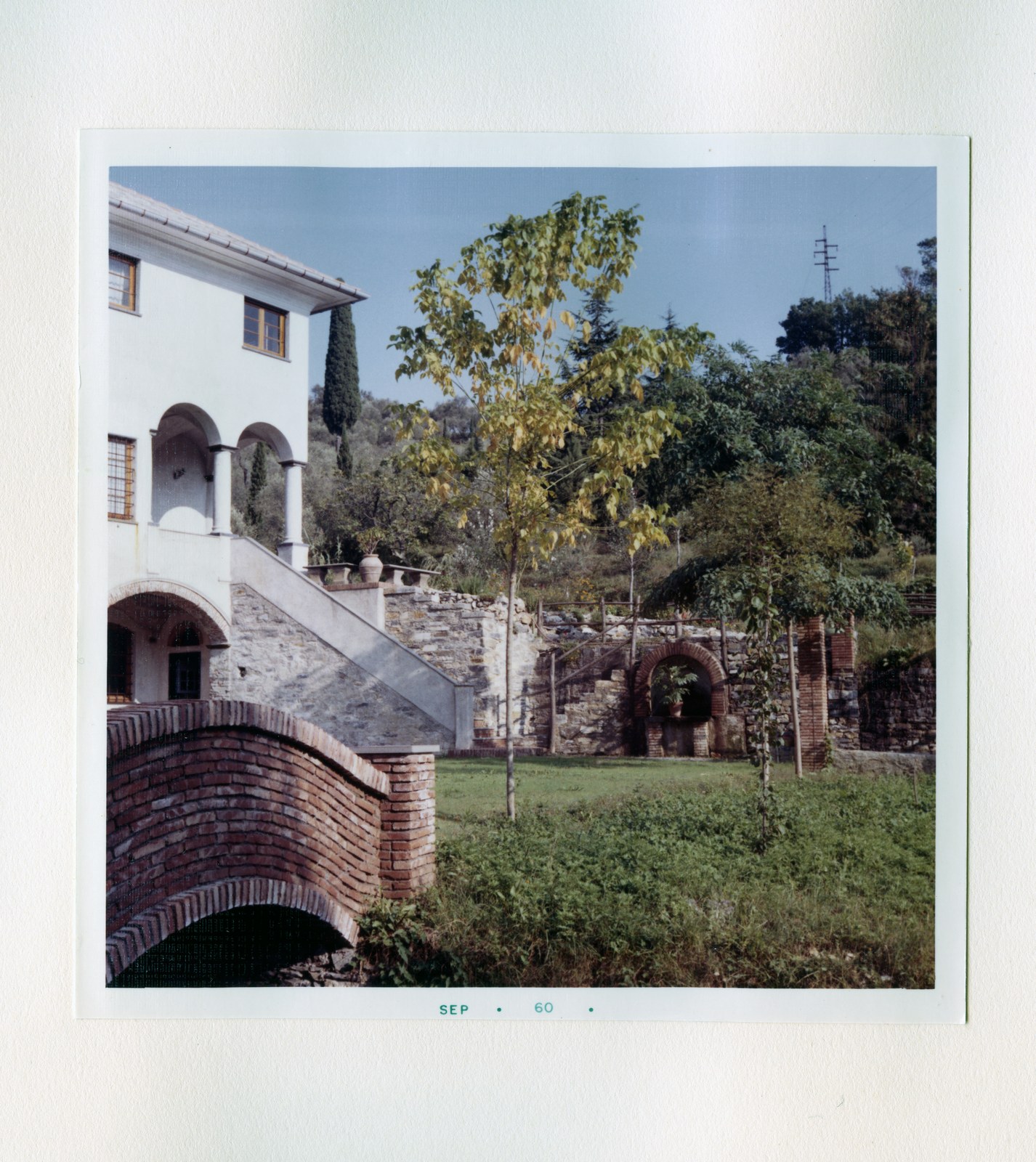 Il viale d'ingresso, 1960